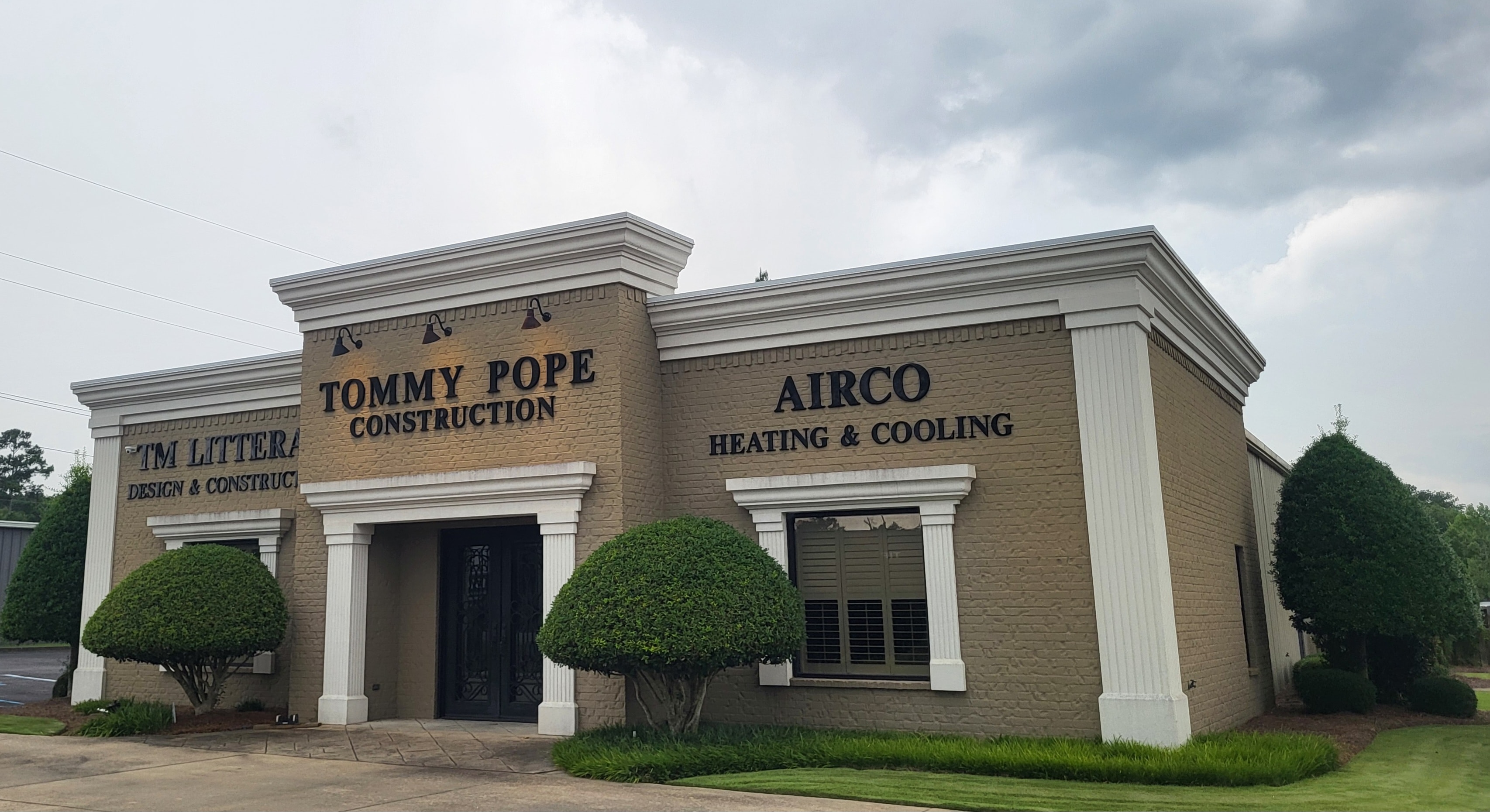 Tommy Pope Construction branded home exterior